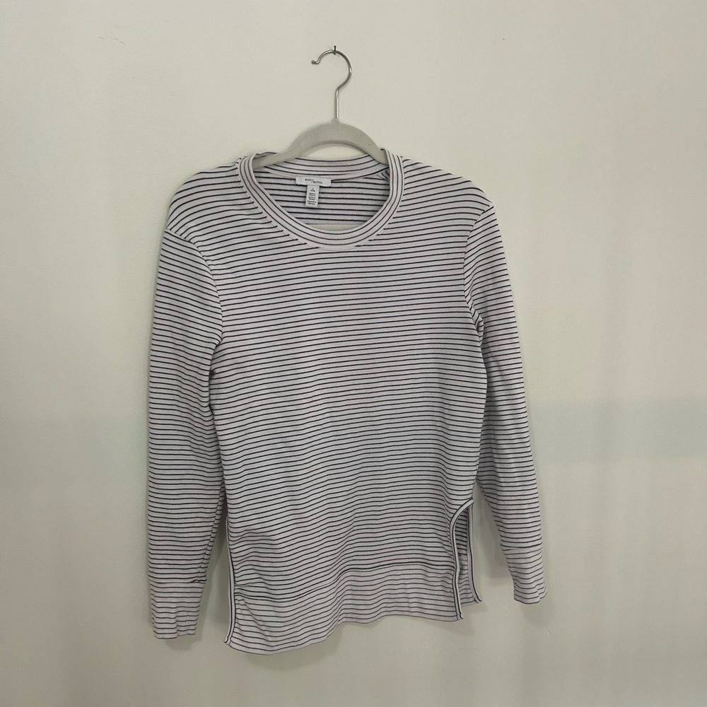 Target black and white crew neck sweater